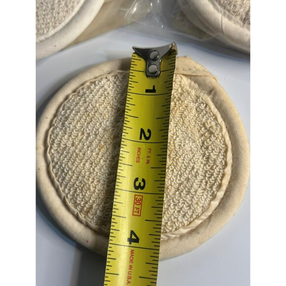 Longaberger Fabric Hot Pads & Coaster Set – 3-Piece 4" PREOWNED READ - Picture 5 of 5